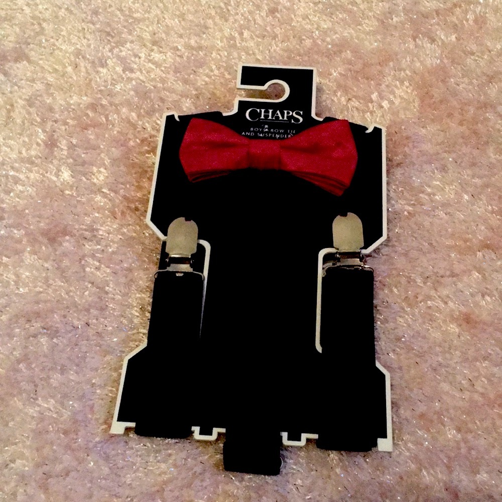Bow Tie & Suspender Set